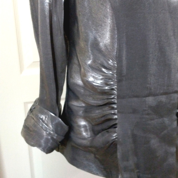 Ell Jay Collection Women's Silver Top Size 14 - Picture 4 of 7